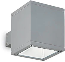 Ideal Lux Kinkiet SNIF SQUARE AP1 GRIGIO 118666 - Lampy ogrodowe - miniaturka - grafika 2