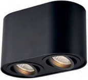 Lampy ścienne - Zuma Line Zuma Rondoo ACGU10-191 plafon lampa sufitowa spot 2x50W GU10 czarny - miniaturka - grafika 1