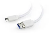Kable USB - Gembird Kabel USB 3.0 (AM/CM) 1.8m biały (CCP-USB3-AMCM-6-W) - miniaturka - grafika 1