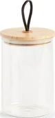 Pojemniki kuchenne - Zeller Słoik do przechowywania z bambusową pokrywką 1300 ml 11,2x16,3 cm 19564 - miniaturka - grafika 1
