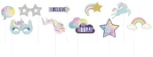 Urodziny dziecka - UNIQUE Foto rekwizyty Jednorożec - 10 elem. U72509 - miniaturka - grafika 1