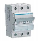 Bezpieczniki elektryczne - Hager Wyłącznik Nadprądowy 3P C 20A 6kA Ac MCN320E - miniaturka - grafika 1