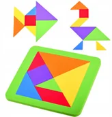 Układanki dla dzieci - Puzzle piankowe układanka logiczna tangram ZA3343 - miniaturka - grafika 1
