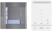 Domofony - Bticino Zestaw domofonowy głośnomówiący podtynkowy panel SFERA Stalowoszary + unifon Classe 100 A16E 364234C 364234C - miniaturka - grafika 1