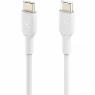 Belkin Kabel USB-C na USB-C (kabel szybkiego ładowania USB-C do Note10, S10, Pixel 4, iPad Pro i innych) USB typu C kabel do szybkiego ładowania (2 m, biały) CAB003bt2MWH - Ładowarki do telefonów - miniaturka - grafika 3