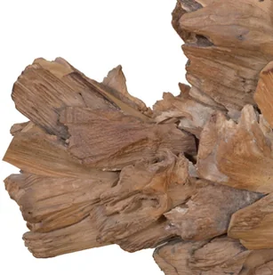 vidaXL Rzeźba ryby, drewno tekowe, 40 x 12 57 cm - Dekoracje domu - miniaturka - grafika 8