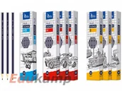 Ołówki - Tetis Ołówek TETIS Pixell 12szt. - B3 AB175TET - miniaturka - grafika 1