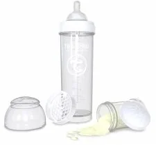 Twistshake Butelka antykolkowa, biała 330ml 7350083120182 - Butelki dla niemowląt - miniaturka - grafika 2