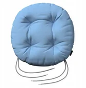 Poduszki ogrodowe - Dekoria Siedzisko Adam na krzesło niebieskie - miniaturka - grafika 1