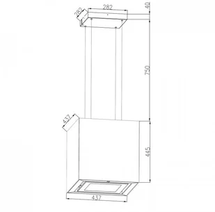 Klarstein Kronleuchter 45 Biały - Okapy kuchenne - miniaturka - grafika 8