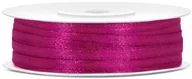 Pasmanteria - PartyDeco Tasiemka satynowa, fuksja, 3 mm / 50 m TS3-080 - miniaturka - grafika 1