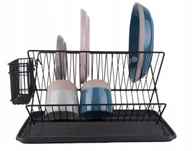 Suszarki do naczyń - Ociekacz do naczyń czarny Present Time PT3116BK - miniaturka - grafika 1