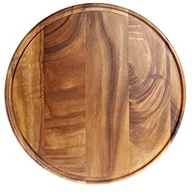 Talerze - H+H H & H talerz do steków, drewno ciemny, 36 cm 8149536 - miniaturka - grafika 1