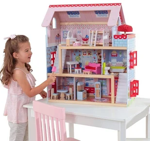 KidKraft drewniany Domek dla lalek Duży mebelki - Domki dla lalek - miniaturka - grafika 2