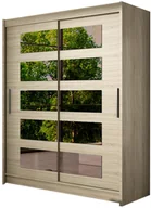 Szafy - Szafa przesuwna Pesto V 150 - garderoba z lustrem - miniaturka - grafika 1