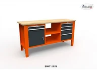 Stoły warsztatowe - Malow Stół narzędziowy SWT 17/09 "TRÓJKA" do warsztatu metalowy blat SWT17/09 - miniaturka - grafika 1