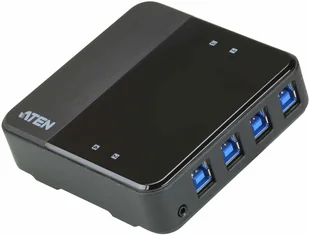 Aten US3344 USB 3.1 Gen1 Switch, 4-portowy przełącznik do peryferyjnego udostępniania - Huby USB - miniaturka - grafika 2