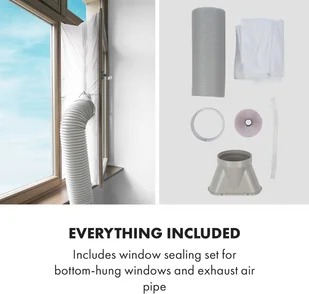 Klarstein Kraftwerk Smart 12K, klimatyzator 3 w 1, 12 000 BTU, sterowanie przy użyciu aplikacji, pilot zdalnego sterowania ACO15-Kraftwerk12KBl - Klimatyzatory - miniaturka - grafika 10