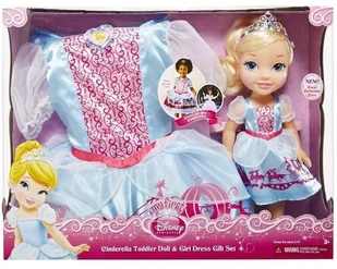 Jakks Pacific Lalka Kopciuszek + Sukienka dla dziewczynek - Lalki dla dziewczynek - miniaturka - grafika 2