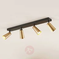 Lampy sufitowe - Lucande Lucande Angelina lampa sufitowa mosiądz-złota 4pkt - miniaturka - grafika 1