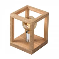 Lampy stojące - SpotLight Kago lampka stołowa 1-punktowa dąb olejowany/chrom 7158174 7158174 - miniaturka - grafika 1