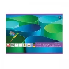 Inter-druk Blok techniczny A5 kolor barw. w masie - Szkolne artykuły papiernicze - miniaturka - grafika 2