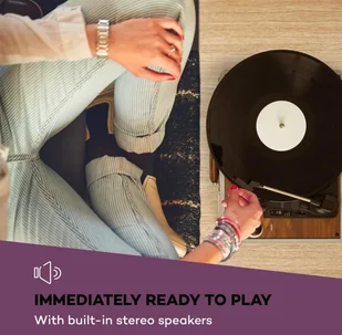 Auna Peggy Sue Srebrny (TT316) - Gramofony - miniaturka - grafika 4