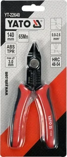 Yato OBCINAK ELEKTRYCZNY 140MM Z FUNKCJĄ ŚCIĄGANIA IZOLACJI 0.8-2.6MM2 - Nożyce i noże - miniaturka - grafika 4