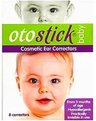 Korektory pod oczy - Otostick Baby korektor do uszu 8 sztuk plus czepek - miniaturka - grafika 1