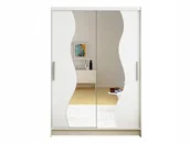 Szafy - Biała Szafa przesuwna Aldo S - Szafa do Sypialni - miniaturka - grafika 1