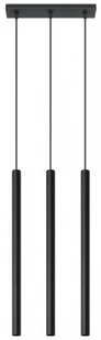 Sollux Lighting Lampa wisząca PASTELO 3 czarna - Lampy sufitowe - miniaturka - grafika 2