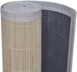 vidaXL Naturalny, prostokątny dywan bambusowy, 80 x 200 cm 241332 - Dywaniki łazienkowe - miniaturka - grafika 6