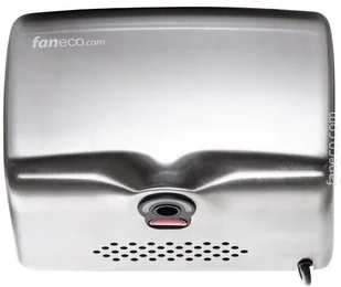 Faneco suszarka do rąk Passat H 1350 W obudowa metalowa stal szczotkowana D1350SCBH - Suszarki do rąk i włosów - miniaturka - grafika 2