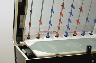 Garlando s.r.l. (włochy Stolik piłkarski Garlando Olimpic Silver - NA ŻETONY OLIMPIC SILVER - Piłkarzyki - miniaturka - grafika 2