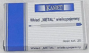 Kamet Wkład do długopisu metalowy niebieski KM1039 - Wkłady do długopisów - miniaturka - grafika 4