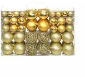 Bombki - vidaXL Zestaw bombek, 100 elementów, złoty vidaXL - miniaturka - grafika 1