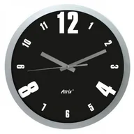 Zegary - Atrix Zegar ścienny srebrny modern ATE2013B2 - miniaturka - grafika 1
