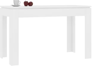 vidaXL Stół jadalniany, biały, 120 x 60 x 76 cm, płyta wiórowa - Stoły - miniaturka - grafika 9