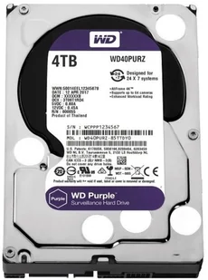 Western Digital HDD WD PURPLE 4TB WD40PURZ SATA III 64MB WD40PURZ - Dyski serwerowe - miniaturka - grafika 5