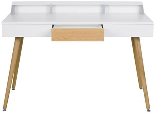 Intesi Biurko Skans białe dąb 5902385759137 - Biurka - miniaturka - grafika 3