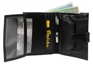 Elkor (PL) Portfel Skórzany (PL) Skóra Licowa Duży Pionowy Z Zapięciem Dwa Skrzydełka EL103 - Portfele - miniaturka - grafika 3