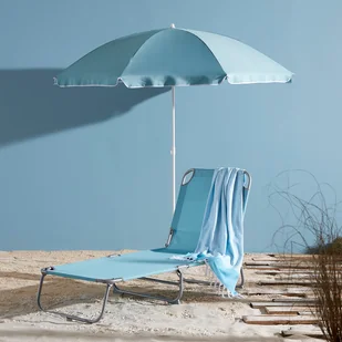 Parasol Curacao 180 cm lazurowy UGHY0002SW - Parasole ogrodowe - miniaturka - grafika 2