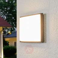 Lampy ogrodowe - Lampenwelt.com Kwadratowa lampa sufitowa zewnętrzna LED Amra - miniaturka - grafika 1