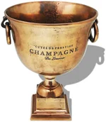 Dekoracje domu - vidaXL Wiaderko na szampana w kształcie pucharu, miedziane, brązowe - miniaturka - grafika 1
