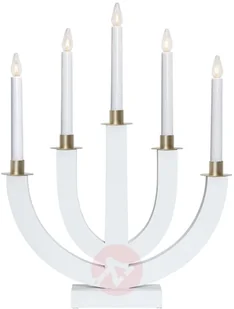 Best Season Świecznik Eli biały - Świeczniki - miniaturka - grafika 2