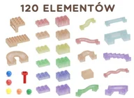 Tablice dla dzieci - Masterkidz MASTERKIDZ Zestaw Konstrukcyjny Tor dla Piłek Tablica STEM 120elementów ME14665 - miniaturka - grafika 1