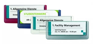 Durable Tabliczka informacyjna Click Sign Durable 149mm x 52,5mm granatowa 486007 - Dekoracje domu - miniaturka - grafika 18