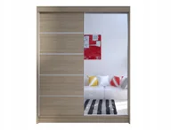 Szafy - Szafa Przesuwna do sypialni z lustrem Nomi III 150 - miniaturka - grafika 1