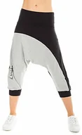 Spodnie sportowe męskie - WINSHAPE Winshape damskie spodnie dresowe  WBE10"The Wave", czarny/szary, melanż, Winshape Dance Style, spodnie treningowe Dance Fitness czas wolny sport czarny czarny/szary melanż X-S - miniaturka - grafika 1
