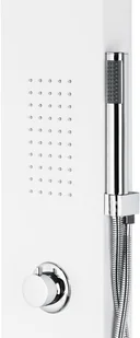 Corsan Panel prysznicowy Alto A017 biały z oświetleniem LED A-017M ALTO LED BIAŁY - Panele prysznicowe Corsan Panel prysznicowy Alto A017 biały z oświetleniem LED A-017M ALTO LED BIAŁY - Panele prysznicowe - miniaturka - grafika 4